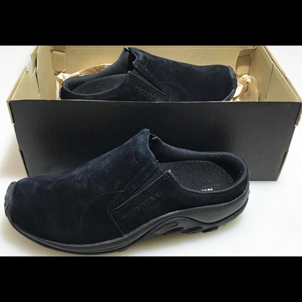 Merrell Jungle Slide Midnight Black Clogs Shoes 7 M NIB New In Box